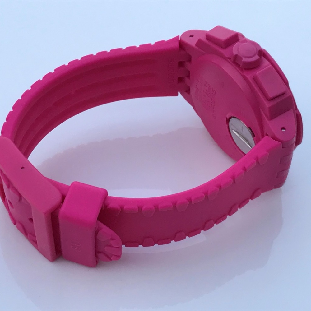 Swatch Women Watch Swiss Made 4 Jewel Pink Huyana - Picture 3 of 8